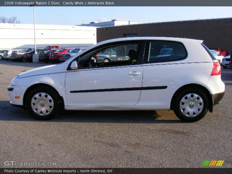 Candy White / Anthracite Black 2008 Volkswagen Rabbit 2 Door