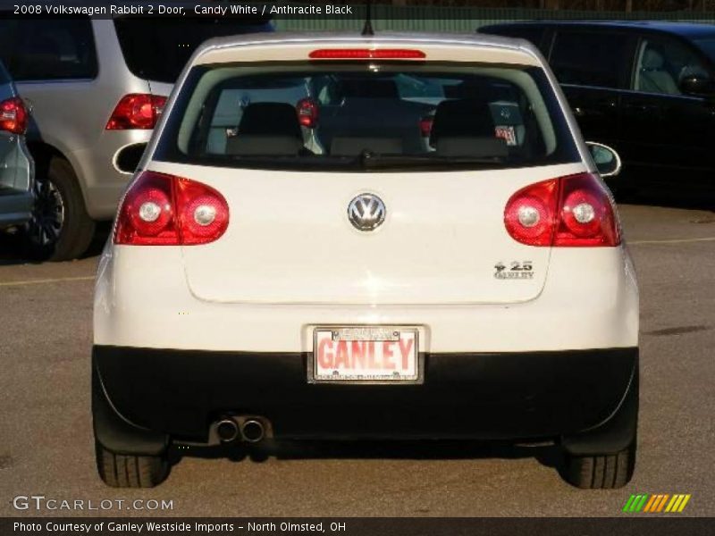 Candy White / Anthracite Black 2008 Volkswagen Rabbit 2 Door