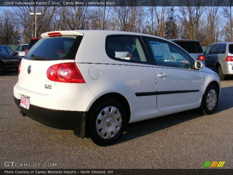 Candy White / Anthracite Black 2008 Volkswagen Rabbit 2 Door