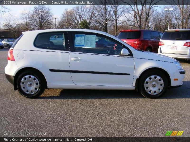 Candy White / Anthracite Black 2008 Volkswagen Rabbit 2 Door