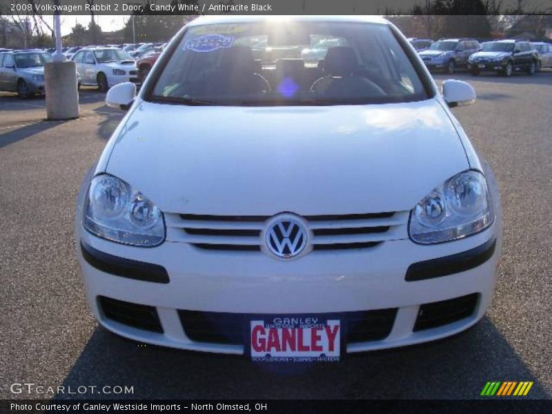 Candy White / Anthracite Black 2008 Volkswagen Rabbit 2 Door