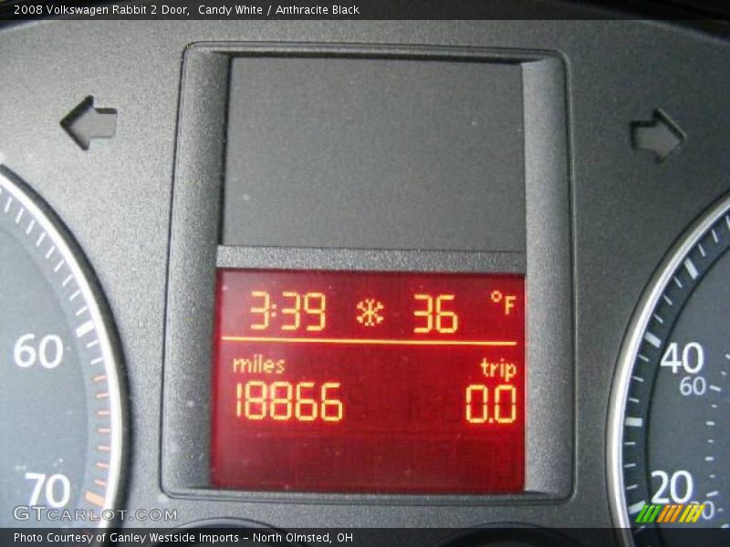 Candy White / Anthracite Black 2008 Volkswagen Rabbit 2 Door