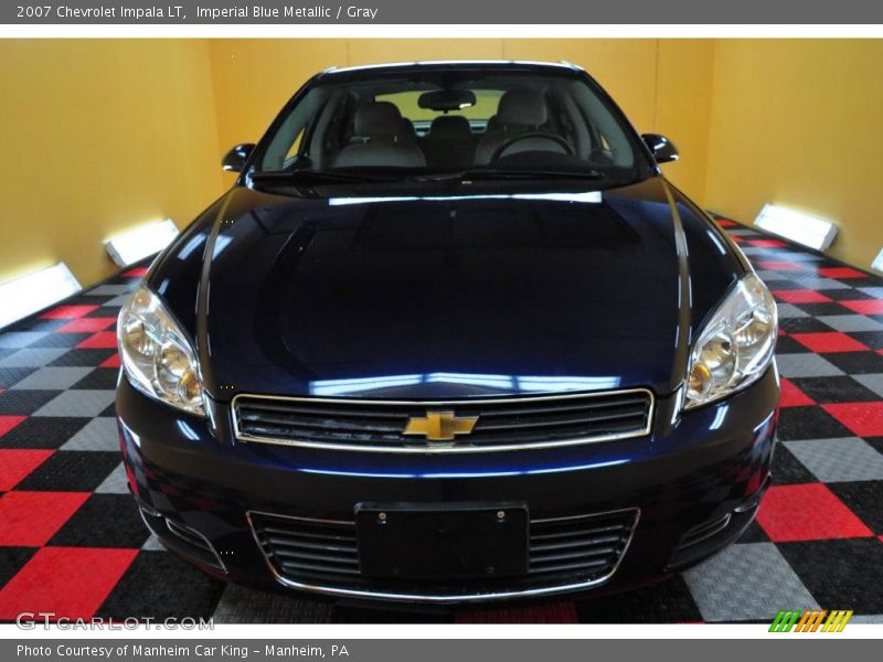 Imperial Blue Metallic / Gray 2007 Chevrolet Impala LT