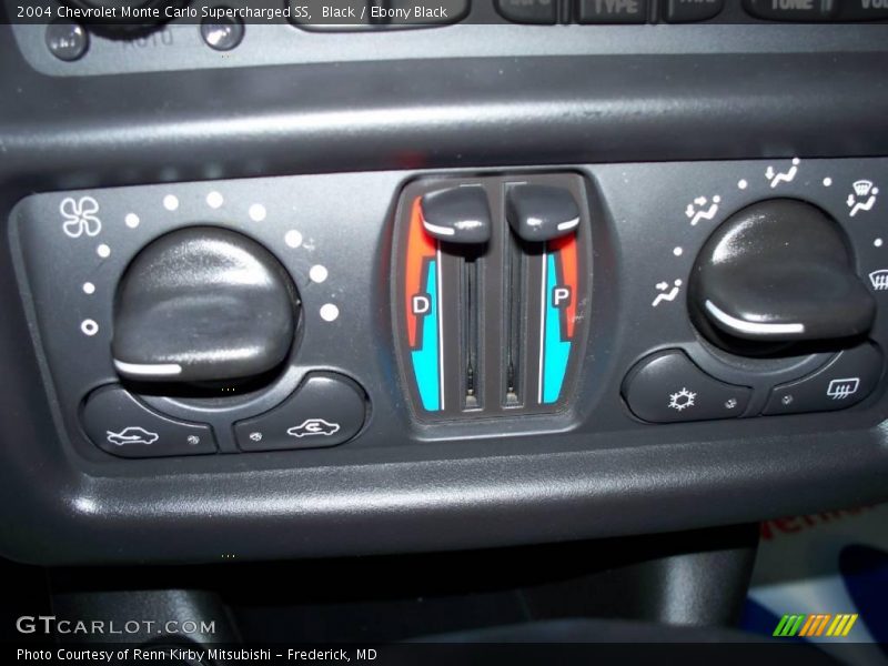 Black / Ebony Black 2004 Chevrolet Monte Carlo Supercharged SS