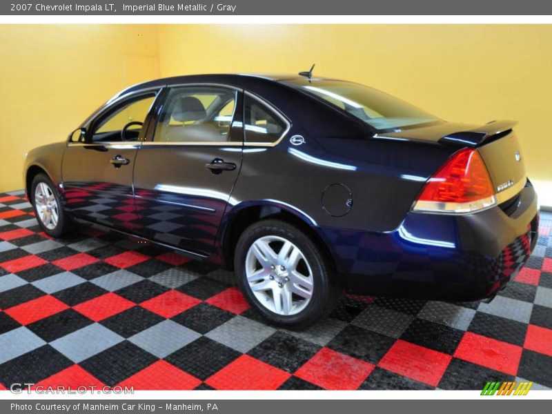 Imperial Blue Metallic / Gray 2007 Chevrolet Impala LT