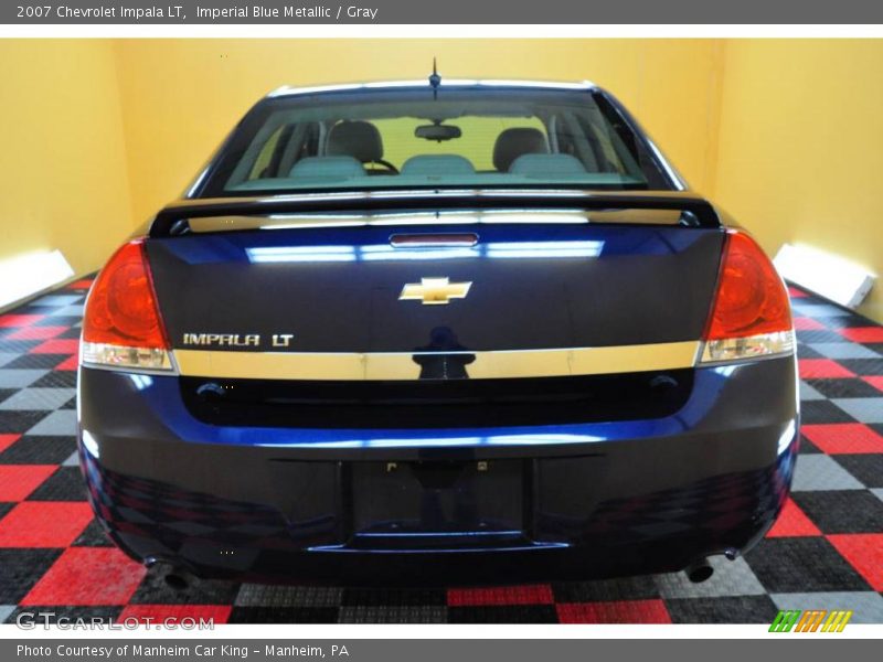 Imperial Blue Metallic / Gray 2007 Chevrolet Impala LT