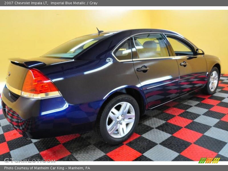 Imperial Blue Metallic / Gray 2007 Chevrolet Impala LT