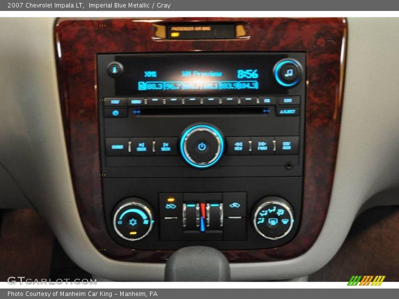 Imperial Blue Metallic / Gray 2007 Chevrolet Impala LT