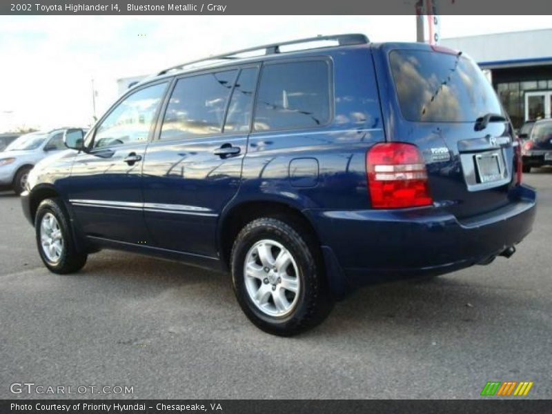 Bluestone Metallic / Gray 2002 Toyota Highlander I4