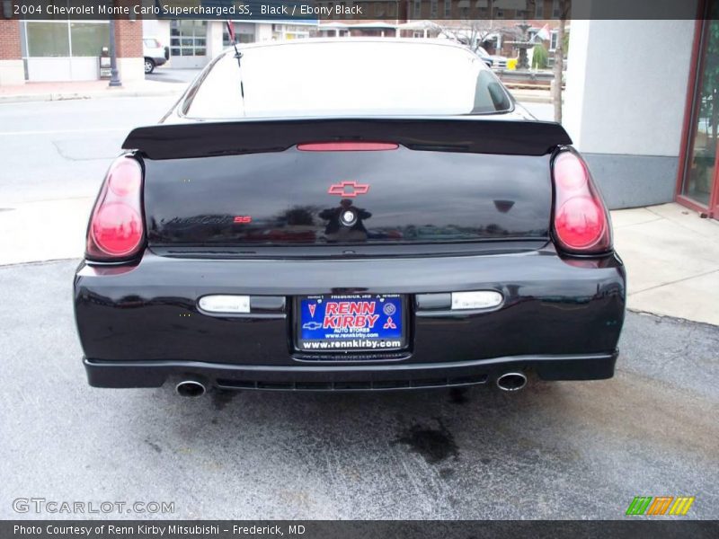 Black / Ebony Black 2004 Chevrolet Monte Carlo Supercharged SS