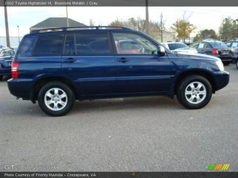 Bluestone Metallic / Gray 2002 Toyota Highlander I4