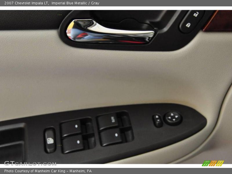 Imperial Blue Metallic / Gray 2007 Chevrolet Impala LT
