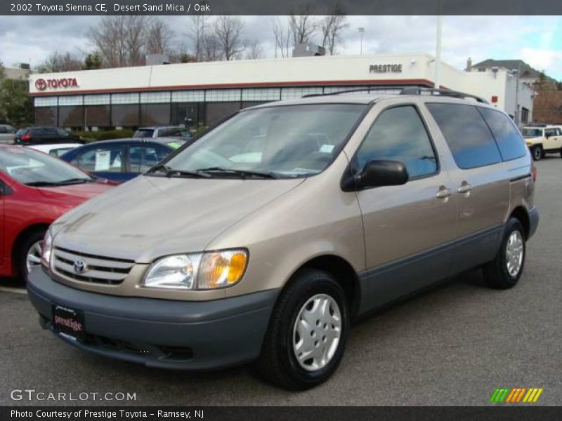 Desert Sand Mica / Oak 2002 Toyota Sienna CE