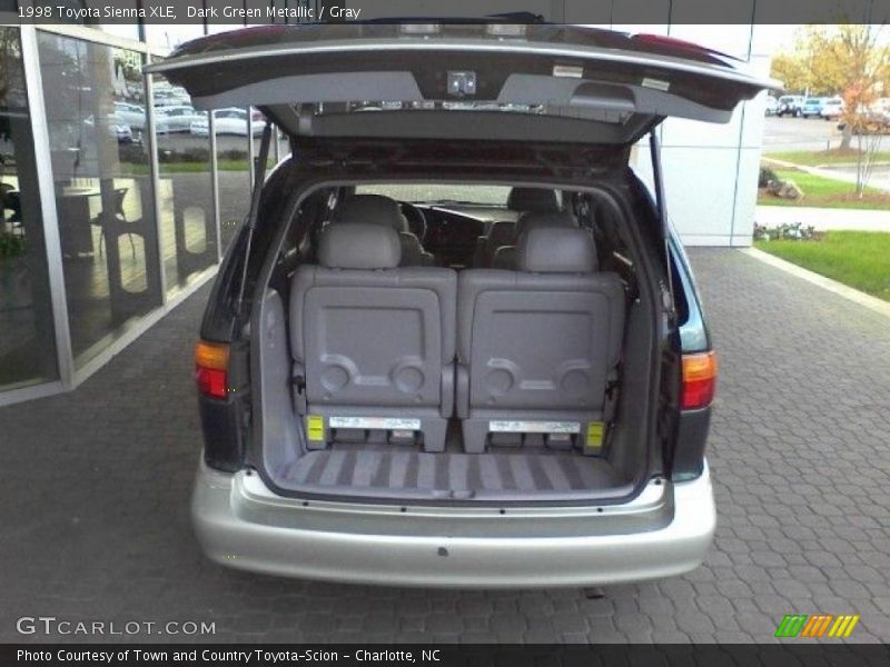 Dark Green Metallic / Gray 1998 Toyota Sienna XLE