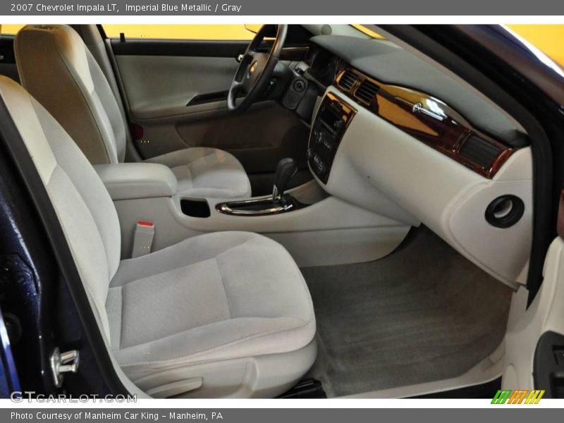 Imperial Blue Metallic / Gray 2007 Chevrolet Impala LT