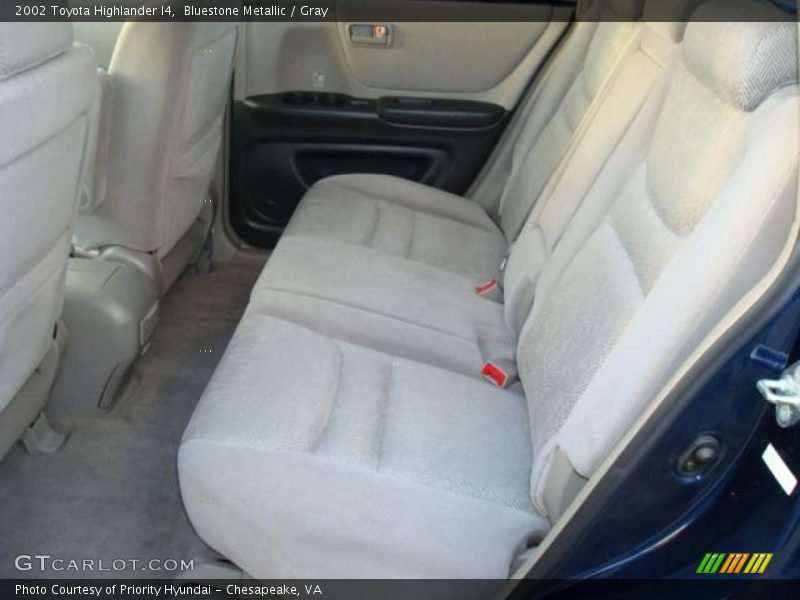 Bluestone Metallic / Gray 2002 Toyota Highlander I4