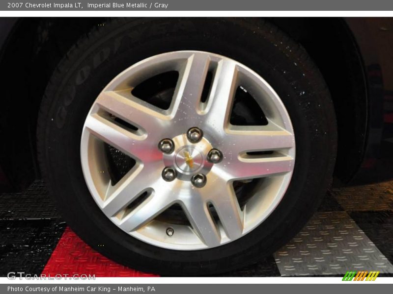 Imperial Blue Metallic / Gray 2007 Chevrolet Impala LT