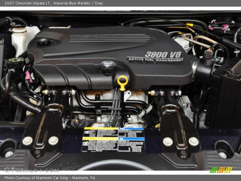 Imperial Blue Metallic / Gray 2007 Chevrolet Impala LT