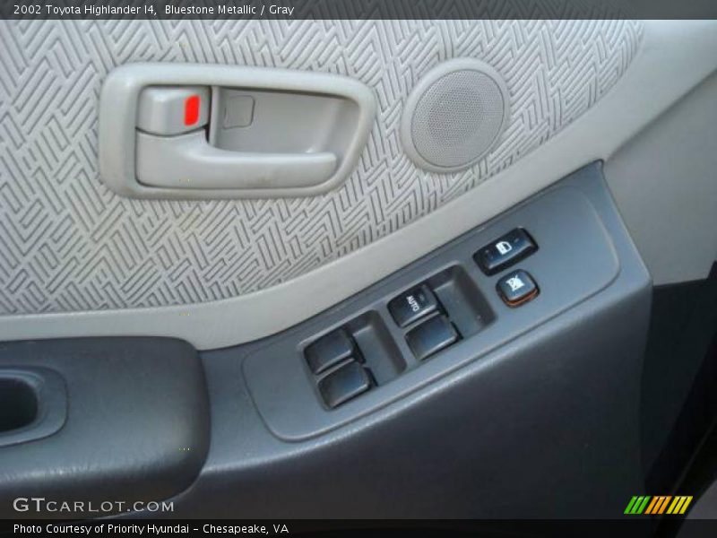 Bluestone Metallic / Gray 2002 Toyota Highlander I4