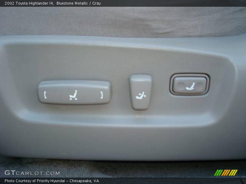 Bluestone Metallic / Gray 2002 Toyota Highlander I4
