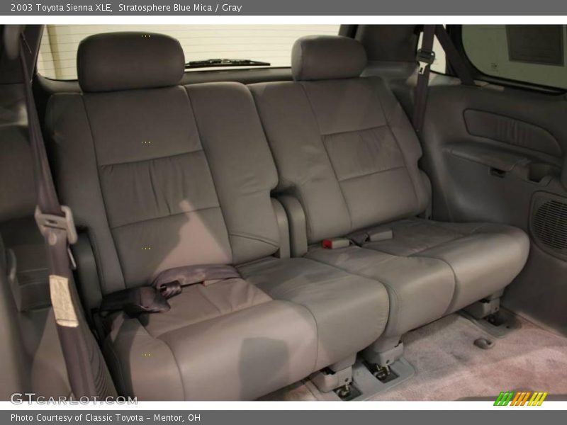 Stratosphere Blue Mica / Gray 2003 Toyota Sienna XLE
