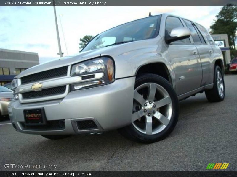 Silverstone Metallic / Ebony 2007 Chevrolet TrailBlazer SS