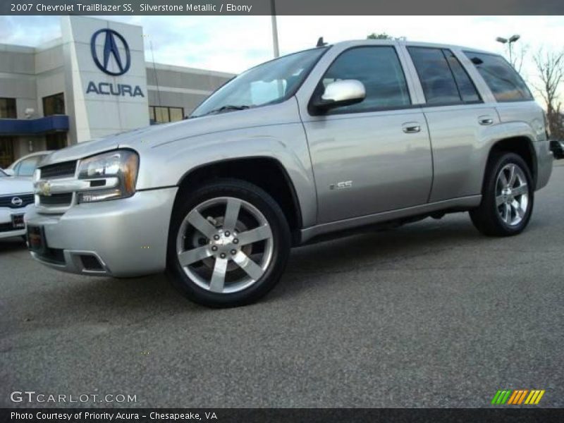 Silverstone Metallic / Ebony 2007 Chevrolet TrailBlazer SS