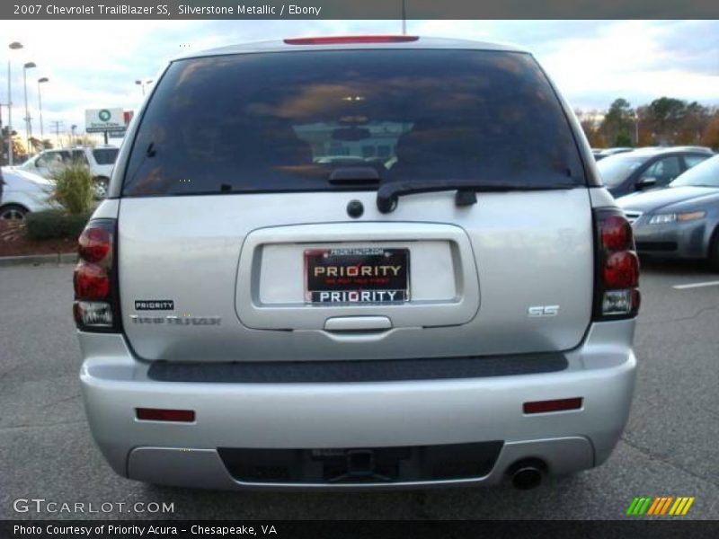 Silverstone Metallic / Ebony 2007 Chevrolet TrailBlazer SS