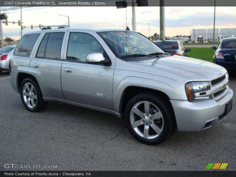 Silverstone Metallic / Ebony 2007 Chevrolet TrailBlazer SS