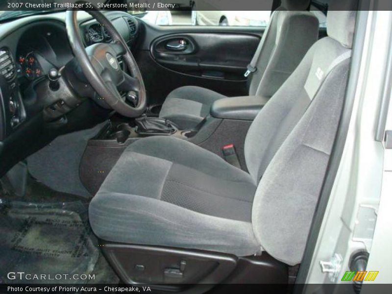 Silverstone Metallic / Ebony 2007 Chevrolet TrailBlazer SS