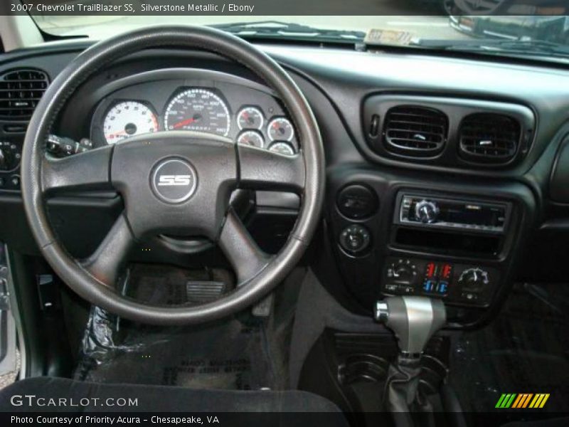 Silverstone Metallic / Ebony 2007 Chevrolet TrailBlazer SS