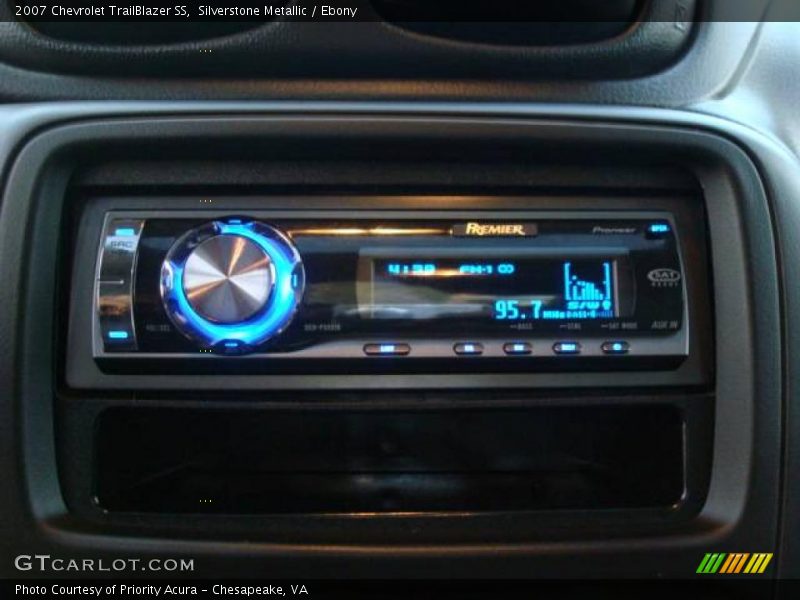 Silverstone Metallic / Ebony 2007 Chevrolet TrailBlazer SS