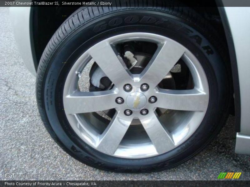 Silverstone Metallic / Ebony 2007 Chevrolet TrailBlazer SS