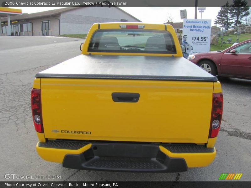 Yellow / Medium Pewter 2006 Chevrolet Colorado LS Regular Cab