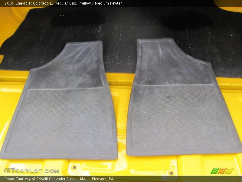 Yellow / Medium Pewter 2006 Chevrolet Colorado LS Regular Cab