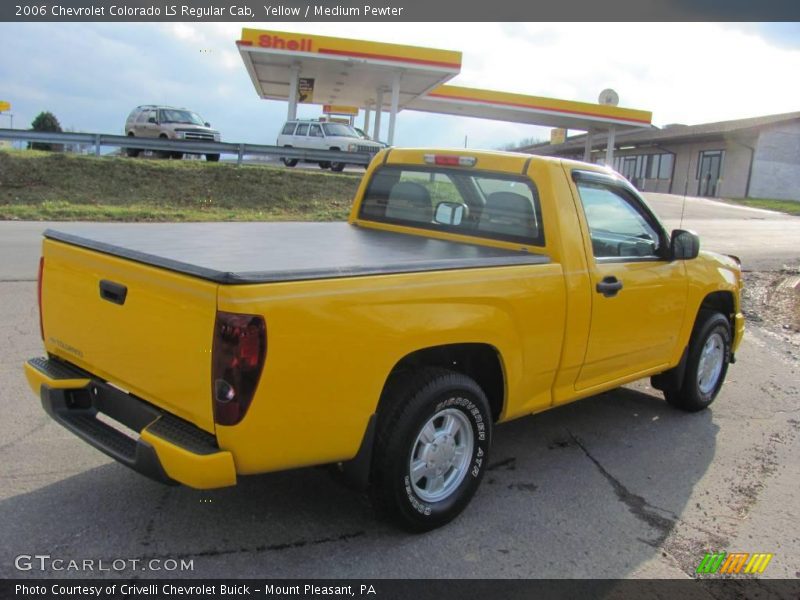 Yellow / Medium Pewter 2006 Chevrolet Colorado LS Regular Cab