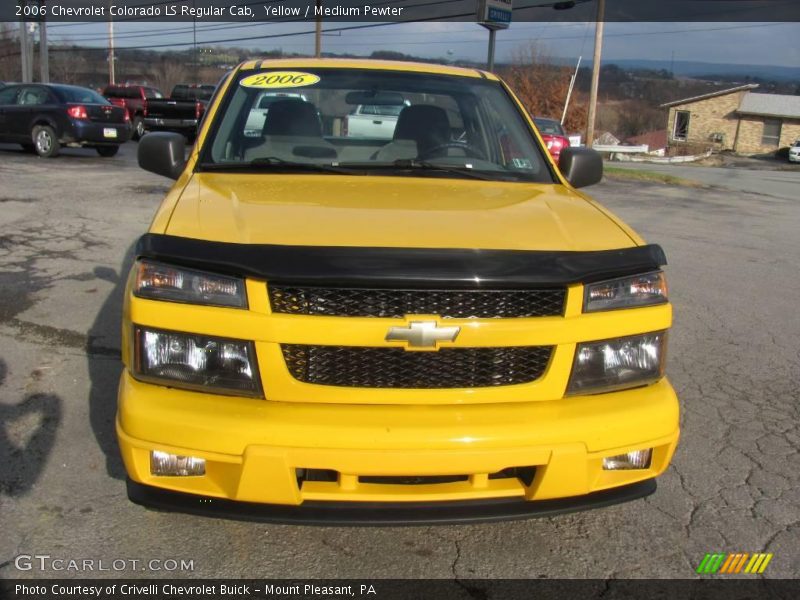 Yellow / Medium Pewter 2006 Chevrolet Colorado LS Regular Cab