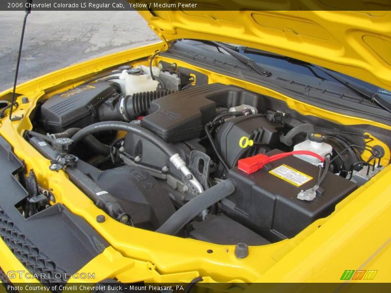 Yellow / Medium Pewter 2006 Chevrolet Colorado LS Regular Cab