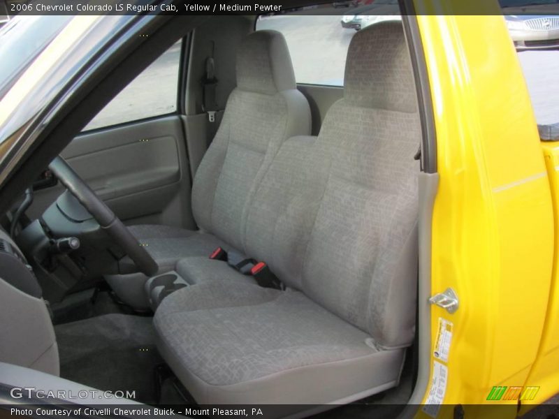 Yellow / Medium Pewter 2006 Chevrolet Colorado LS Regular Cab