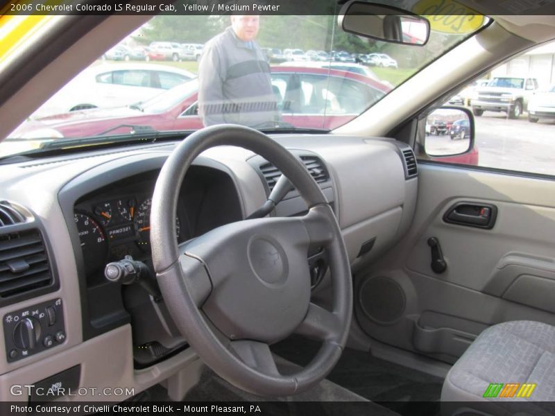 Yellow / Medium Pewter 2006 Chevrolet Colorado LS Regular Cab