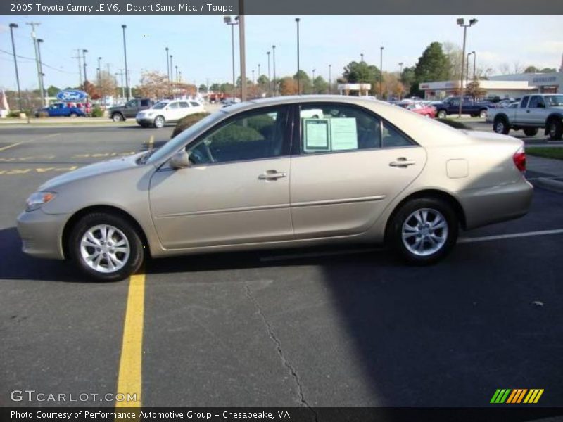 Desert Sand Mica / Taupe 2005 Toyota Camry LE V6
