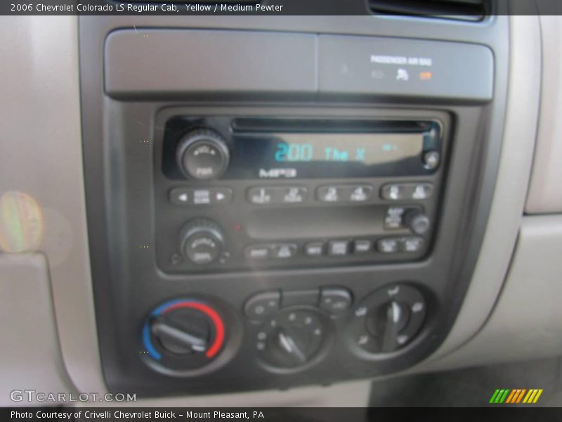 Yellow / Medium Pewter 2006 Chevrolet Colorado LS Regular Cab