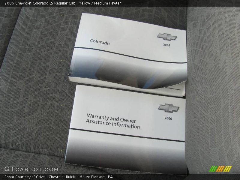 Yellow / Medium Pewter 2006 Chevrolet Colorado LS Regular Cab