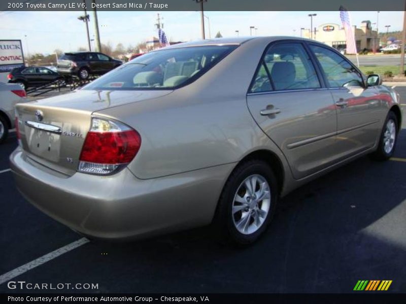 Desert Sand Mica / Taupe 2005 Toyota Camry LE V6