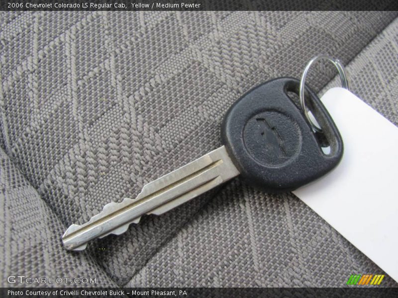 Yellow / Medium Pewter 2006 Chevrolet Colorado LS Regular Cab