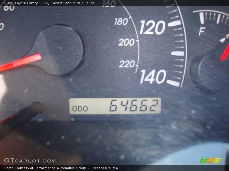 Desert Sand Mica / Taupe 2005 Toyota Camry LE V6