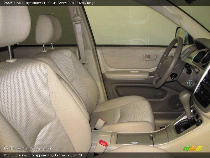 Oasis Green Pearl / Ivory Beige 2006 Toyota Highlander I4