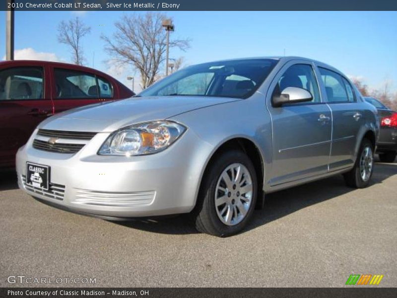 Silver Ice Metallic / Ebony 2010 Chevrolet Cobalt LT Sedan