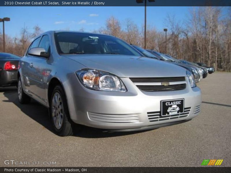 Silver Ice Metallic / Ebony 2010 Chevrolet Cobalt LT Sedan