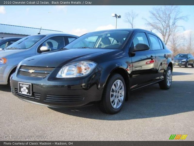 Black Granite Metallic / Gray 2010 Chevrolet Cobalt LS Sedan